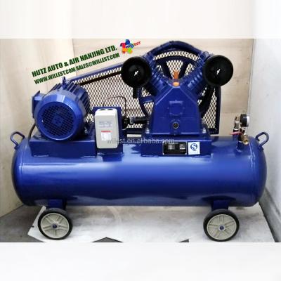 China Willest Lubricated 2 Cylinder 7.5 Hp Three Phase Electric Belt Drive Air Compressor BVI75E75H100 for sale