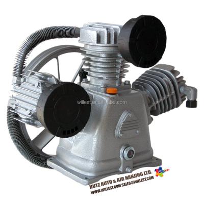 China Willest 2 Stage 7.5 Hp 3 Cylinder Piston Lubricated Air Compressor Pump BWI75LT for sale