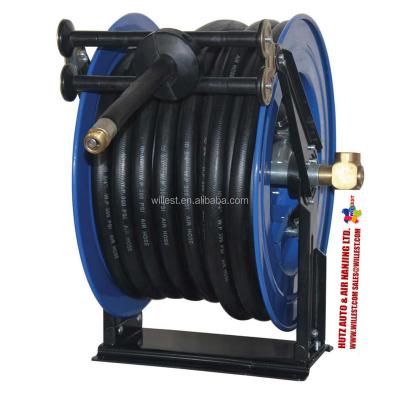 China WILLEST Adjustable Wall Mounted One Inch Spring Auto Rewind Hose Reel HRO4008X-R1 15 Meters