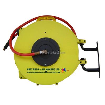 China WILLEST Adjustable Automatic Wall Mounted Compressed Air Water Plastic Hose Reel HRC300-U3/8