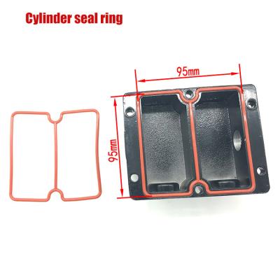 China Hotels Wholesale Air Compressor Accessories Cylinder Cover Silent Valve Oil Free Main Plate Rubber Gasket for sale