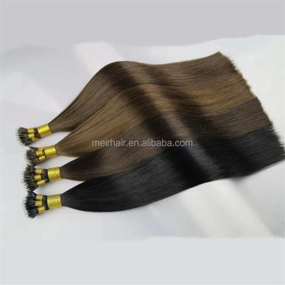 China No rejection. No tangling. Soft. 2021 Brilliant Popular Raw Virgin Remy Human Hair Russian Double Drawn Stranded Ring Silicone Hair Extension nano for sale