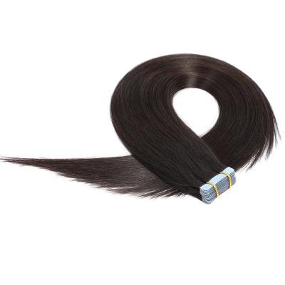 China Factory Price #1B Black Color 100% Remy Hot Selling Double Drawn Silky Straight Human Injected Injected Tape In Hair Extensions for sale