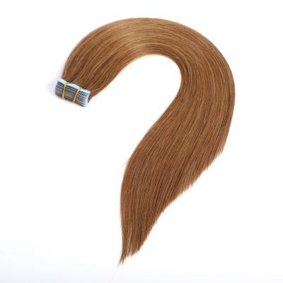 China Silky Straight Wave Remy Russian Double Drawn Human Tape In Hair Extensions for sale