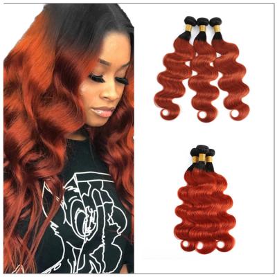 China Wholesale Silky Straight Body Wave T1b/350 Human Hair Ombre Hair Bundles,Brown Brazilian Blue Green Blonde Virgin Hair Bundles With Closure for sale