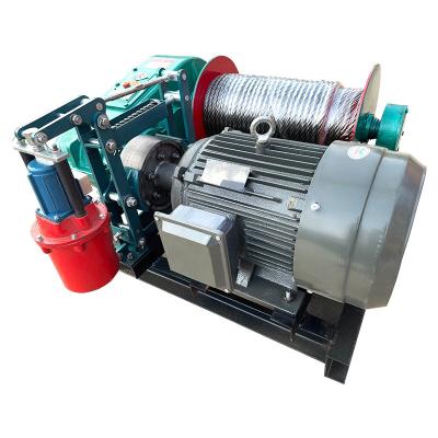 China Lifting Goods Supply 0.5T-20T Electric Winch, Fast And Slow Construction Hoist, Hydraulic Traction Winch for sale