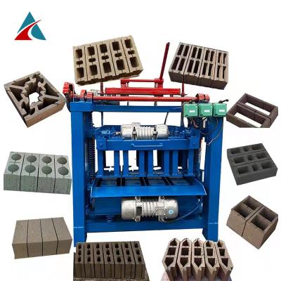 China Machinery Repair Shops Welcome To Buy 4-2b Small Cement Cutting Machine , Manual Non-burning Hollow Brick Machine for sale