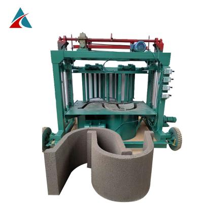 China Machinery Repair Shops Home to Buy QT4-35A Small Cement Fly Ash Semi-automatic Hollow Block Machine Interlocking Block Machine for sale