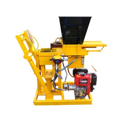 China QMR2-40 Hotels Household Manual Manual Clay Interlocking Brick, Floor Pavement Brick Making Machine for sale