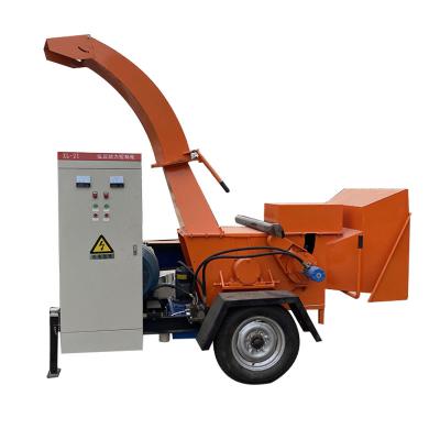 China Automatic high quality electric wood chipper machine diesel engine branch wood chipper pallet shredder shredder machine for sale