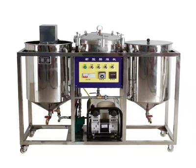 China High Efficiency Small Scale Crude Oil Refinery Refined Intelligent Oil Machine Vegetable Edible Oil Refining Machine for sale