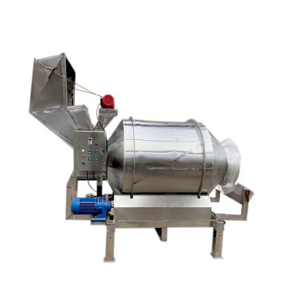 China High Operating Efficiency Stainless Steel Food Drum Mixer Tea Leaf Powder Kneader Rotary Cylinder Mixer for Seasoning and Puffed Food Mixing for sale