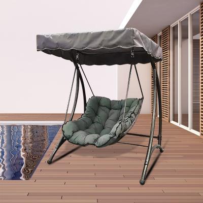 China Modern Outdoor Adult Hanging Swing Chair Indoor Furniture For Garden Balcony Patio Modern Living Room Metal Rocking Swing-Free Single Chair for sale