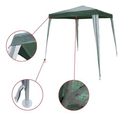 China Manufacturers Sale 3x3 Wholesale Durable Metal Pergola Outdoor Waterproof Cheap China Gazebo Folding Tent For BBQ Grill Camping for sale