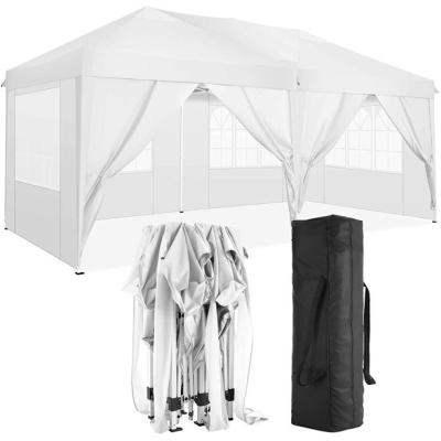 China Large Sale Metal Canopy Tent Durable Printed Gazebo White Foldable Tent Folding Pergola Used Waterproof For Wedding Parking Trade Show for sale