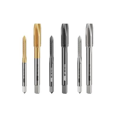 China Hot New Products Hss 6542 National Standard Screw Tap Machine Titanium Plated Screw Tap M2-M16 for sale