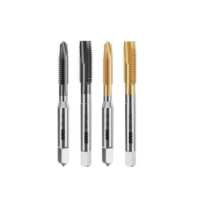 China New Model Customized M35 Cobalt Containing Spiral Titanium Plated Tap For Carbon Steel Alloy Steel Stainless Steel M2-M16 for sale