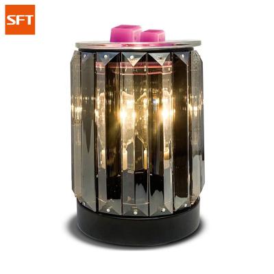 China Smokeless SFT Near Essential Oil Crystal Flameless Wax Candlestick Aromatherapy Household Lamp Night Melt Light for sale