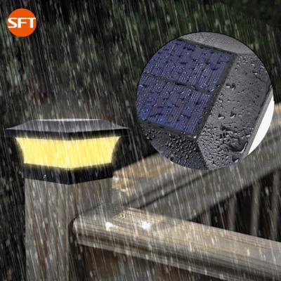 China LANDSCAPE New Arrival Solar Light Cold White Cold White Led Outdoor Waterproof Garden Light Light LANDSCAPE Fence Post Cap Lamp Settings for sale