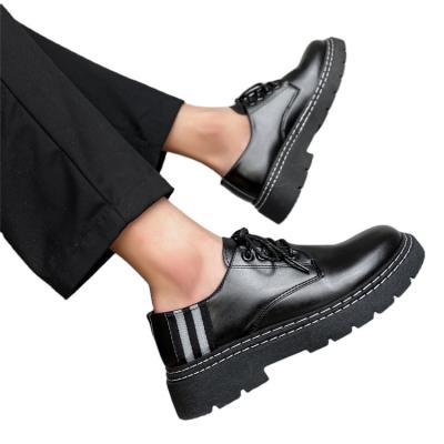 China Wholesale Waterproof Men's Leather Fashion Business Lace-up Derby Mens Dress Shoes Casual Work Shoes for sale