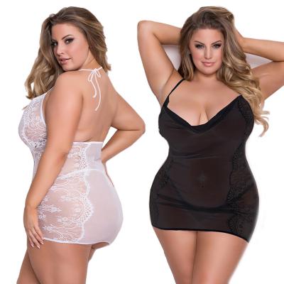 China Sheer White Plus Size QUICK DRY Elegant Women's Skirts Plus Size Lingerie Costumes for sale