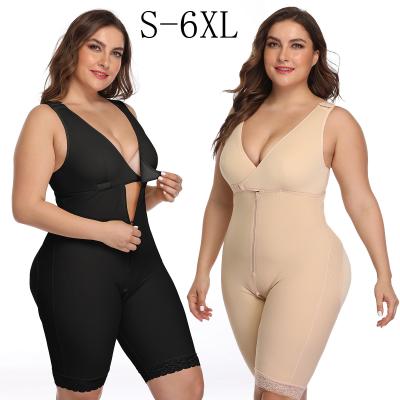 China 2021 breathable colombian puerperal shapewear plus size corset fajas colombianas shapewear jumpsuit for sale