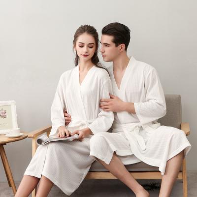 China QUICK DRY cotton white women's bathrobes .100% cotton bathrobe wholesale 100% cotton bathrobe for sale