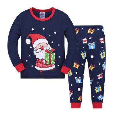 China Fashion Boutique Cotton Christmas Design Breathable Kids Baby Clothes Pajama Sets for sale