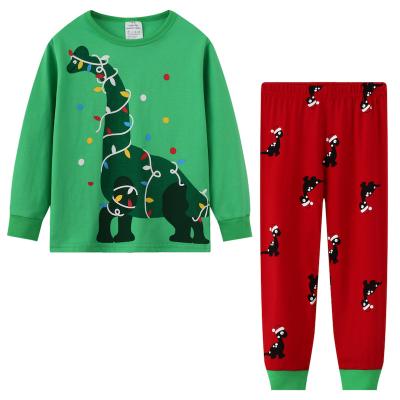 China Wholesale Breathable Korean Cheap Child Cotton Kids Christmas Pajamas for sale