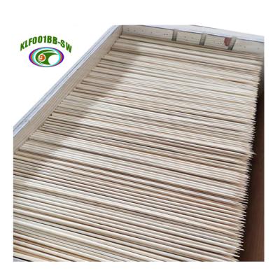 China Easily Cleaned Food Grade Round Disposable Biodegradable Sustainable Bamboo Spikes Bamboo Sticks For Charcoal Grills GRILL BBQ Kebab Sticks for sale