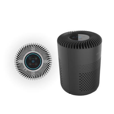 중국 Black Color Indoor Small Desktop Air Purifier For Family Use 판매용