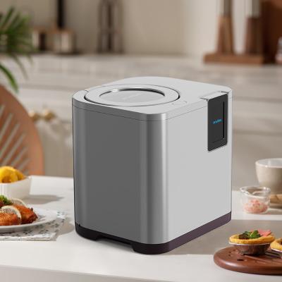 China Solución de cocina Compostaje eléctrico de residuos alimentarios con un cubo de 4.5L en venta