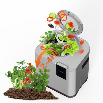 China 4.5L grote capaciteit huishoudelijk voedsel afvalcomposter met geactiveerd koolstoffilter Te koop