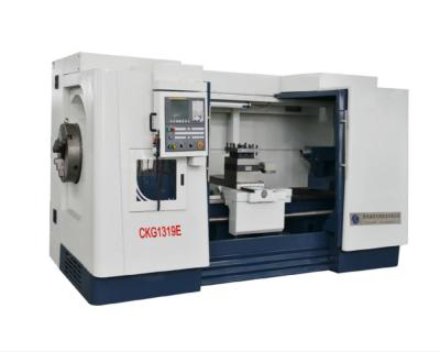 China CNC pipe threading lathe machine CKG1319E with electric four-position turret CKG1319E for sale