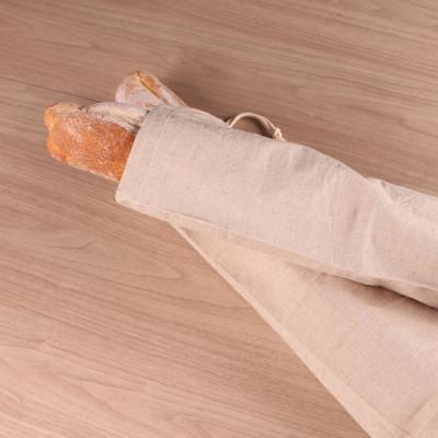 China BOSI BIODEGRADABLE Unbleached Canvas Bread Baguette Bag Eco-Friendly Ideal For Homemade Baguette Bread 16CM*74CM for sale