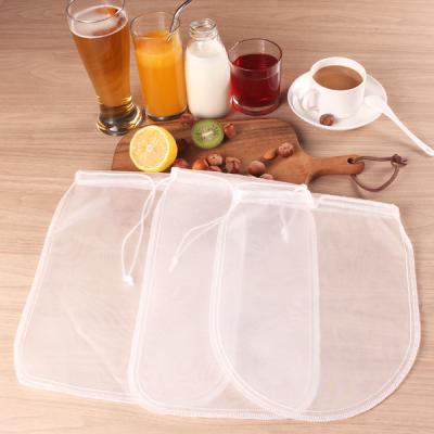 China food & Beverage Plant Nut Milk Bag Food Grade Food Strainer Nut Milk Filter Bag/Cold Brew Coffee Maker/Filter Bag for sale