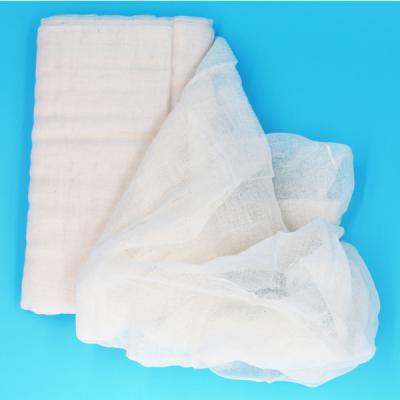 China Reusable Sustainable Gauze For 4 Yards Kind Of 100% Cotton Unbleached Pure Muslin Fabrics Soft Square for sale