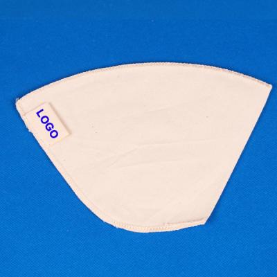 China food & Beverage Factory BOSI #4 Cone Coffee Filter Organic Cotton Spill Over Reusable Coffee Filter for sale