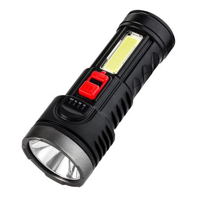 China Eco-friendly LED Torch Outdoor Portable Flashlight USB Xenon Lamp Household Super Bright Long Range Rechargeable Tactical Light Light for sale