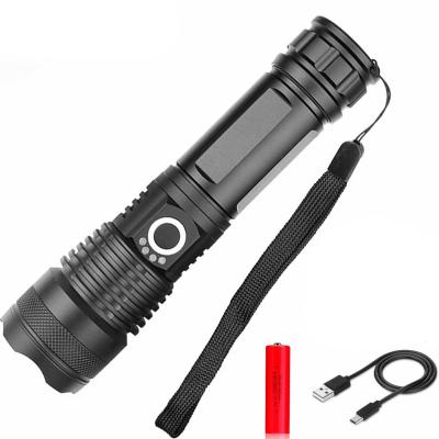 China Zoomable Led Lamp XHP50 Light Bead Tactical LED Torch Zoomable Hunt Light LED Flashlight Waterproof Camping Torch 5