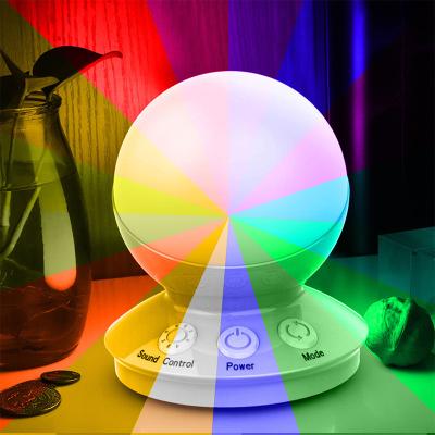 China Multifunctional Light Smart Sensor Control Moon Shape Night Lights With Sound Control Various Colors Decoration Night Lamp For Christmas Room Gifts For Kid for sale