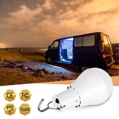 China Portable Solar Garden Emergency Light Solar Panel Powered LED Light Bulb for Garden Camping Tent Outdoor Fishing for sale