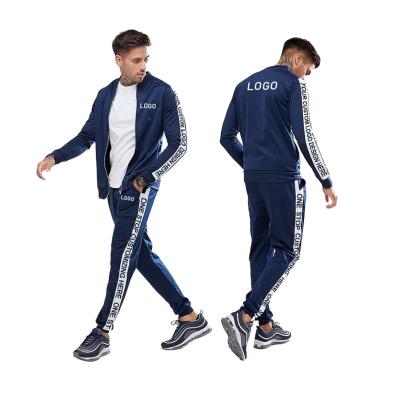 China High Quality Fitted Slim Anti-UV Fitness Men's Gym Sweatsuit Sweatsuit Men's Jogging Set for sale