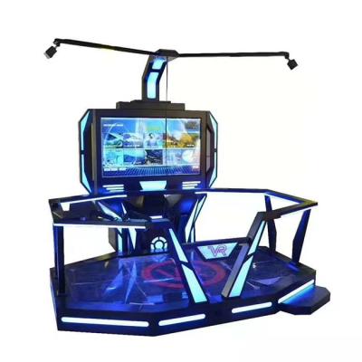 China Metal win silver China 9d simulator vr space walking machine HTC interactive VR shooting game machine for amusement park for sale