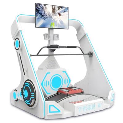 China Metal pos flight VR simulator vr ski game with virtual reality simulator 9d vr kids game machines for mall for sale