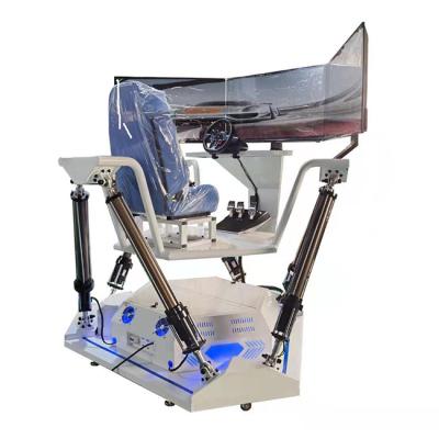 China Metal entertainment game machine 9d vr driving simulator Arcade Game Machine Motion Car simulator vr equipment price for sale