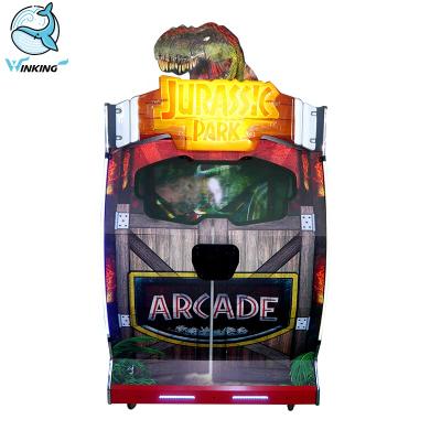 China Metal+Wood BLINKING Jurassic Park Coin Operated Simulator Shooting Game Machine For Arcade Amusement For Sale for sale