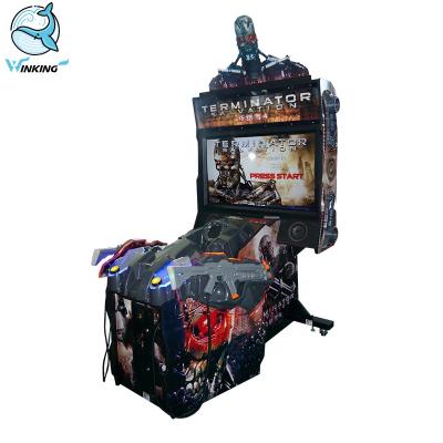 China Metal+Wood Terminator Salvation Gun Coin Operated Shooting Game Machine For Amusement Arcade for sale