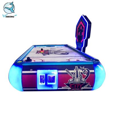 China 2020 Latest Hot Selling Speed ​​Air Hockey Club Redemption Game Machine Coin Operated Fully Automatic Amusement Arcade Wooden Frame for sale