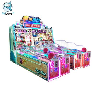 China Metal WINS 2020 Hot Sale Coin Operated Happy Ball Crazy Ball Carnival Booth Game Machine For Amusement Arcade for sale